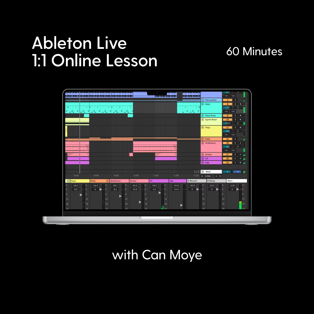 Ableton Live 1:1 Online Lesson (60 Minutes)